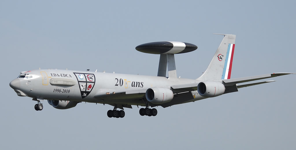 Boeing E-3F of the French Air Force, Registration 36-CB - "1990-2010: 20 Years"
